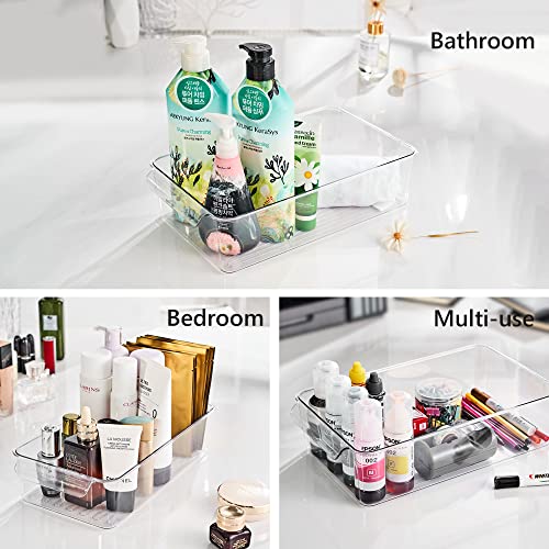  Efrigerator Organizer Bins, REDMOND 6pcs Fridge Organizers And Storage Clear Stackable For Kitchen, Pantry, Refrigerator, Cabinets, Freezer (2 Small+2 Medium+2 Large)