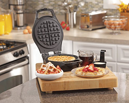  Hamilton Beach Belgian Waffle Maker, Mess Free With Adjustable Browning (26042)