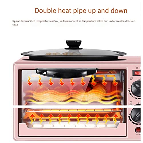  3-in-1 Breakfast Maker Home Electric Oven Bread Maker Multifunctional Toaster Sandwich Maker Measures 17.7 X 7 X 10.2 Inches Weight 141 Oz
