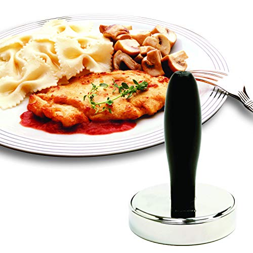  Norpro Grip-EZ Stainless Steel Meat Pounder, Black/Silver