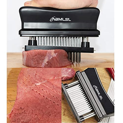  Meat Tenderizer, Detachable 48-Blade Stainless Steel Steak Tenderizer Tool, Meat Tenderizer Machine That Is Easy To Use And Clean For Tenderizing Beef/Chicken/Pork, Dishwasher Safe