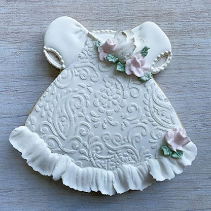  Princess Dress Cookie Cutter - 4 X 4.2 Inches - Stainless Steel