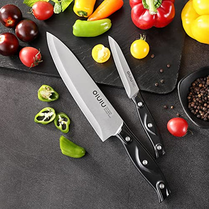  Chef Knife, 8 PCS Kitchen Knife, Preium Stainless Steel Knife Set, Chef Knife Set With Accessories