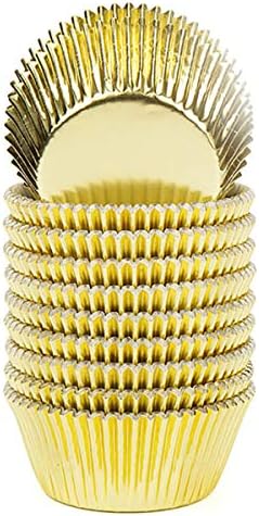  Rose Gold Foil Cupcake Liners Standard Muffin Baking Cups, 200-count