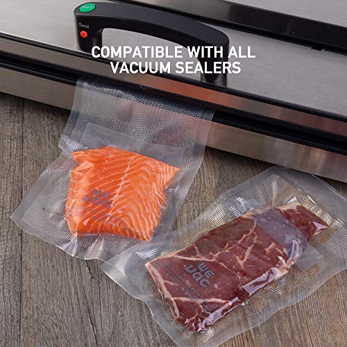  Vacuum Sealer Bags 100 Quart 8x12 Inch For Food Saver, Seal A Meal, Weston. Commercial Grade, BPA Free, Heavy Duty, Great For Vac Storage, Meal Prep Or Sous Vide