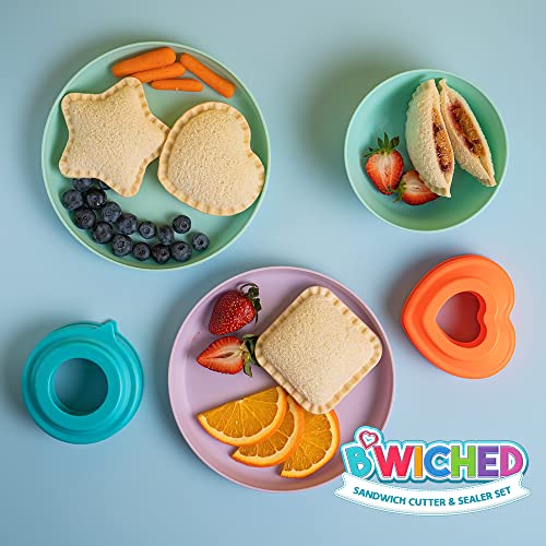  Ndwich Cutter And Sealer (Circle) - Uncrustables Sandwich Maker - Great For Lunchbox And Bento Box - Boys And Girls Kids Lunch - Sandwich Cutters For Kids