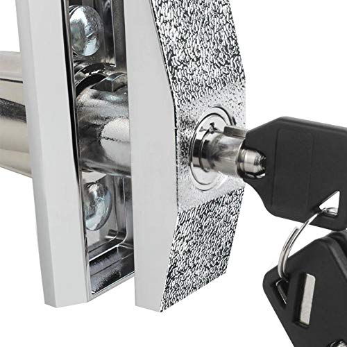 Vending Machine Lock, Zinc Alloy Chrome Vending Machine Lock Cylinder For Automatic Selling Machines With 3 Keys