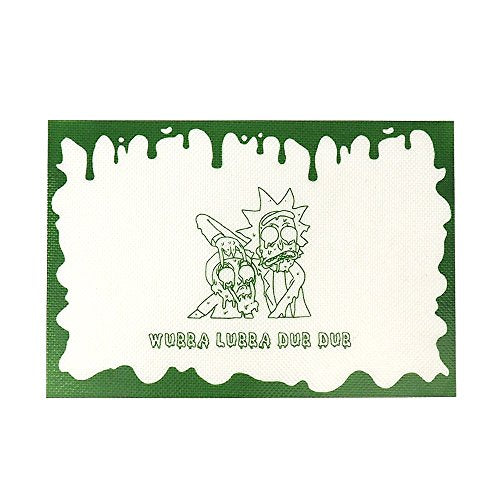  Mat 1pc Green 12X8.5 Inches Pad Wax Mat Printed Mat Non Stick Pad Wax Heat Resistant