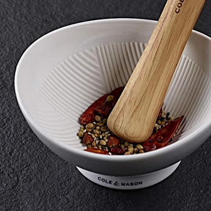 Cole & Mason H111929 Suribachi Japanese Pestle And Mortar Diameter 14 Cm Ceramic