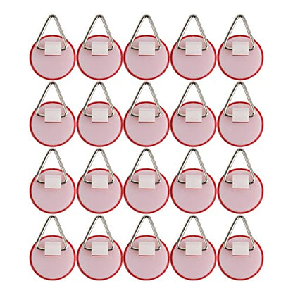  20 Pc Portable Wall Plate Holder Invisible Hanger Set Dish Hooks