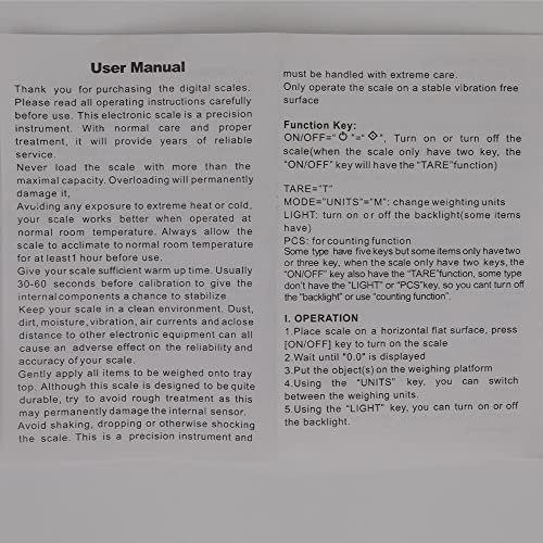  Noonhorse Food Scale Kitchen Digital Scale Ounces & Grams OZ Weight Loss Smart Gram Scales For Coffee Baking Jewelry Espresso Small Scale, 3000 G