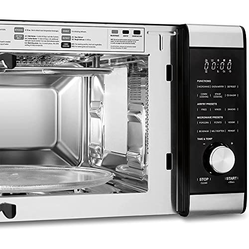 Cuisinart AMW-90 3-in-1 Microwave AirFryer Plus, Black Bundle With 2 YR CPS Enhanced Protection Pack