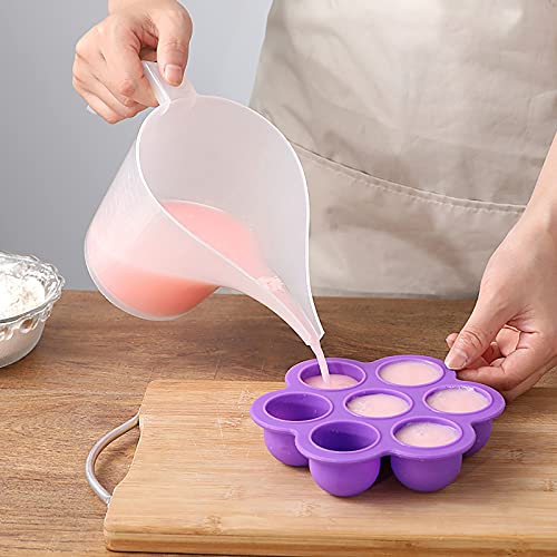  12 Pack Measuring Funnel Pitcher, 33OZ Easy Pour Measuring Cup With Long Spout For Soap Cakes Making, Filling Muffin Pans, Bakeware Molds, Oils, Fluids (1000ml)