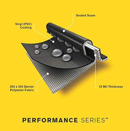  Performance Grill Cover, 3-4 Burner: Large & 8666894 Safer Replaceable Head Nylon Bristle Grill Brush With Cool Clean Technology, One Size