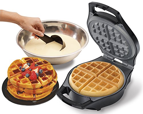  Hamilton Beach Belgian Waffle Maker, Mess Free With Adjustable Browning (26042)