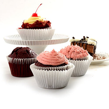  Giant Muffin Cups, White, Pack Of 48