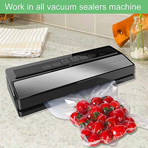  100 Gallon Size 11" X 16"Vacuum Sealer Bags With BPA Free And Puncture Prevention,Vacuum Seal Freezer Bags,Great For Sous Vide Vaccume Sealer PreCut Bags