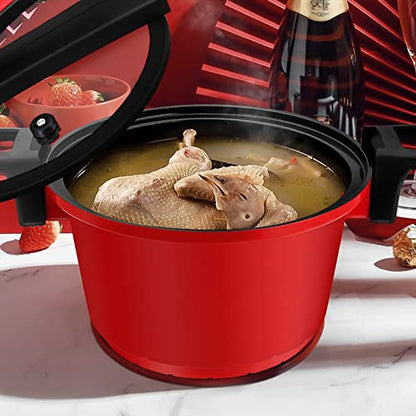  Pressure Cookers, 3-in-1 Electric Pressure Cooker, Slow Cooker, Rice Cookers, Steamer, Pressure Cooker With Visual Pot Lid, 4L Capacity, Large And Wide Size Is Ideal For Holiday Meals And Party