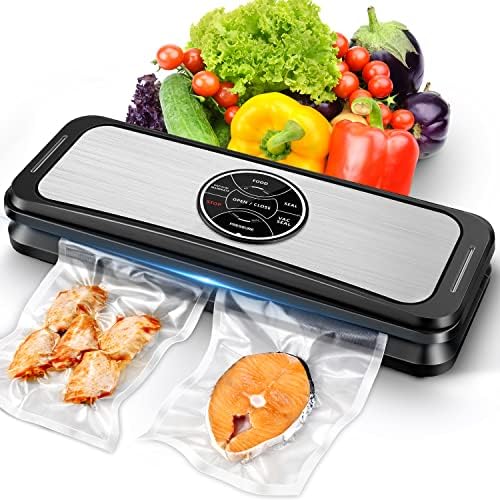  Vacuum Sealer Bags, 2 Rolls Thicker Heavy-Duty Commercial Quality Textured Vacuum Seal Bags For Food Storage Saver Sous Vide Cooking,Vacuum Sealer Rolls