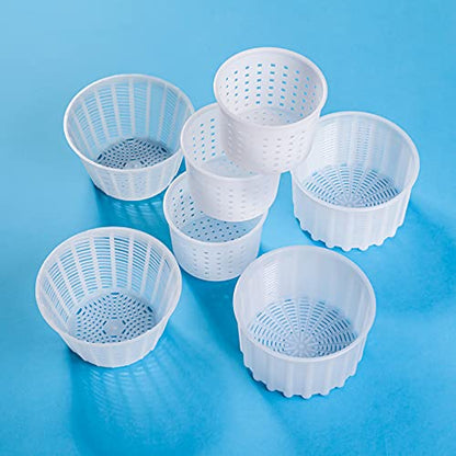  King Cheese Molds Kit Cheese Molds For Soft Cheeses Cheesemaking Molds And Supplies From The Manufacturer Cow Goat Rennet Cheese Mould Cheesemaking Queso | 0.55-1.3 Lbs Original HOZPROM