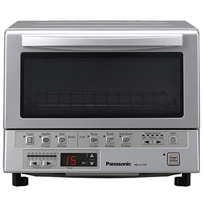 Panasonic FlashXpress Compact Toaster Oven - 4 Slice & Microwave Oven NN-SN686S Stainless Steel Countertop/Built-In With Inverter Technology And Genius Sensor, 1.2 Cubic Foot, 1200W