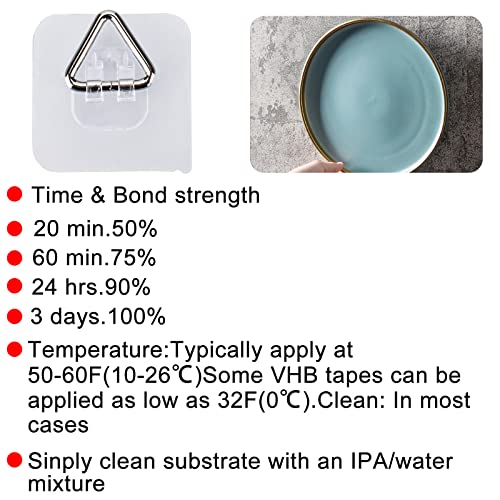  Plate Hangers For The Wall 20 Pack Wall Plate Hangers Vertical Plate Holders Display Holder Adhesive Picture Hanger For Decorative Plates, Wall Decoration