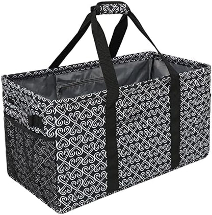  Acnusik Extra Large Utility Tote Bag For Women With Pockets,Canvas Collapsible Tote Bags