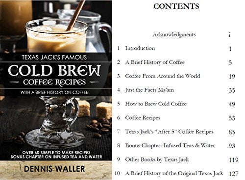  Ld Brew Coffee Maker Starter Kit - Half Gal Mason Jar | Stainless Filter Basket | Ceramic Burr Grinder | Half Pound Certified Organic Whole Bean Cold Brew Blend | Recipe & Instruction Book