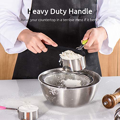  10 Piece Measuring Cups And Spoons Set In 18/8 Stainless Steel