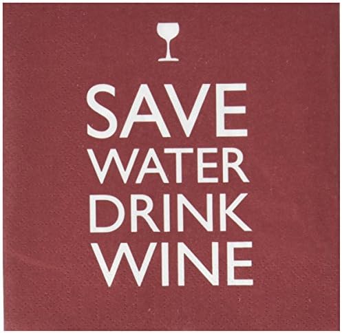  Ve Beverage Paper Napkins – Tabletop Disposable Kitchen Cocktail Napkin – For Lunch, Dinner, Birthdays, Parties, Celebrations, Holidays – Set Of 20, Wtf Design
