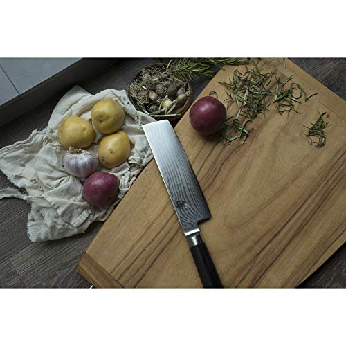  Cutlery Classic Nakiri Knife 6.5", Ideal Chopping Knife For Vegetables And All-Purpose Chef Knife, Professional Nakiri Knife, Handcrafted Japanese Kitchen Knife