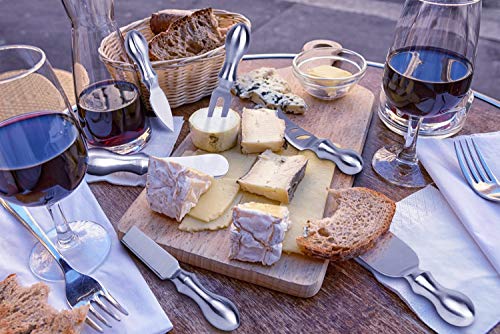  Premium 6-Piece Cheese Knives Set - Complete Stainless Steel Cheese Knife Collection, Gifts For Mother's Day/Birthday/Parties/Wedding/Bridal Shower/Housewarming/Thanksgiving/Christmas