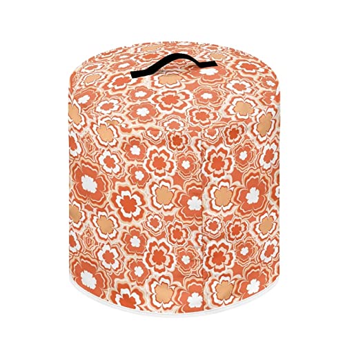  Orange Flowers Kitchen Dust Cover Dust-proof Cover Kitchen Dust Cover For Rice Cooker Appliance Protector Kitchen Rice Cooker Cover Washable