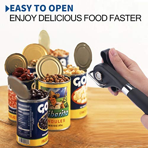 Can Opener Manual [Smooth Edge],Durable Safety Ergonomic Handle Aid Rated Can Openers Top For Restaurant &Kitchen
