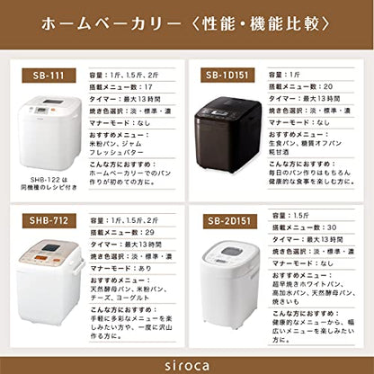  Home Bakery (2 Loaf"1.2 Kg" Type) SB-111