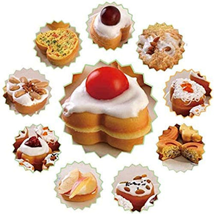  Household Automatic Cartoon Cake Machine Multi-Function Frying Machine Children's Bread Machine Baking Breakfast Machine