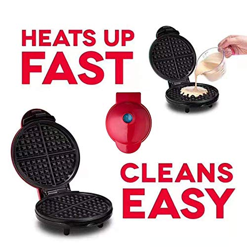  Mini Waffle Maker Keto,Mini Waffle Iron For Kids And Individuals,Small Waffle Maker Mini Pancake,Waffle Cone,Paninis,Hushbrowns