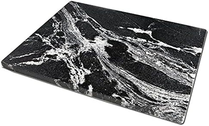  Marble Pastry Board 16x12 Inch Cutting Board Marble Serving Tray For Cheese Perfect For Keep The Dough Cool And Chocolate Tempering Easy To Clean Sleek Design, Gray