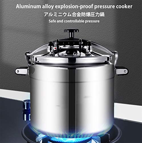  Aluminum Alloy Pressure Cooker, Professional Explosion-proof Large-capacity Household And Commercial Quick Cooking Pot, Suitable For Kitchen, Restaurant, School Canteen, 18L, 25L, 33L, 50L