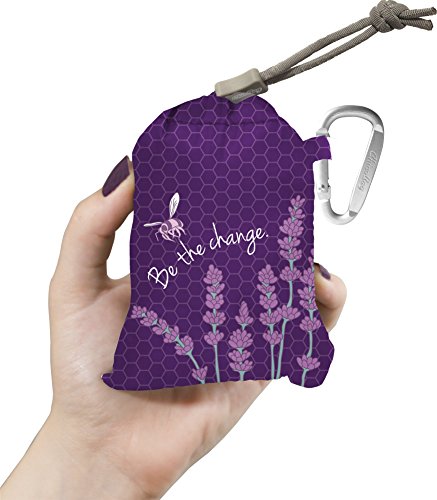  ChicoBag Vita Reusable Tote Bag With Carabiner Clip | Compact Reusable Shopping Bags | Eco Friendly
