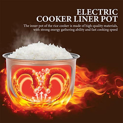  Stainless Steel Cookware Non- Stick Ricer Cooker Pot 3L Household Rice Cooker Inner Pot, Aluminum Alloy Non- Stick Rice Cooker Pot, Rose Gold Stainless Steel Cooking Utensils Pressure Cooker