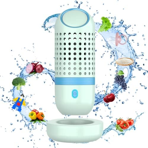  Fruit And Vegetable Washing, Vegetable Purifier Machine, Fruit Cleaner Device, Fruit Purifier For With OH-ion Purification Technology For Cleaning Fruit, Vegetable, Rice, Tableware