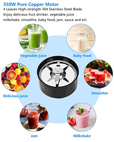  Mini Personal Blender With Button,Professional Kitchen Blender For Smoothies And Shakes,17oz Portable Smoothie Blender,Easy Cleaning&Operation,Height 12 Inch Suitable For Travel Carrying Or Storage