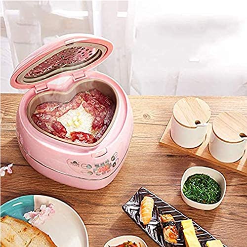  Peach Heart-Shaped Rice Cooker, Steamer With Household Insulation Function (1.8L), Non-Stick Pot, Constant Temperature Insulation, 300W Rice Cooker,#1