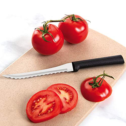  Ada Cutlery Cooking Essentials Knife Starter Gift 3 Piece Set Resin Stainless Steel, 8 7/8 Inches, Black Handle