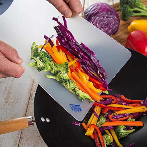 Ada Cutlery Flexible Plastic Cutting Boards, 10 X 14 Inches – White