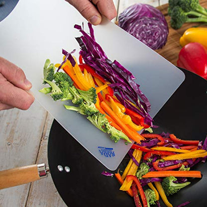  Ada Cutlery Flexible Plastic Cutting Boards, 10 X 14 Inches – White