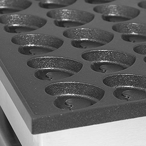  Poffertjes Maker | Dutch Pancakes Maker (25 Mini Pancakes (Heart-Shaped))