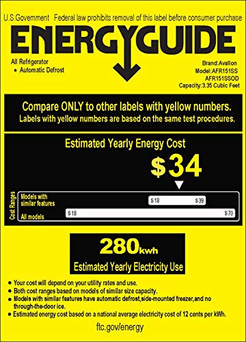  3.3 Cu Ft Built-In 15" Refrigerator - Left Hinge