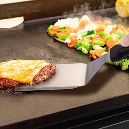  Griddle Accessories Set For Blackstone And Camp Chef Griddle, 15 PCS Flat Top Grill Accessories Set With Griddle Scraper, Metal Spatula, Egg Rings For Outdoor BBQ, Camping, Gifts For Fathers Day